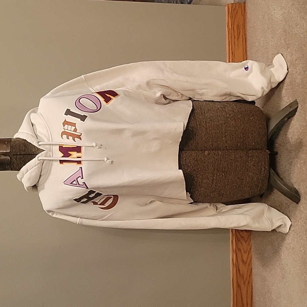 Champion white hoodie